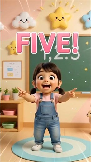 Number Song | Learn Numbers 1 to 10 | Nursery Rhymes & Kids Songs #shorts #childrensongs #babysongs