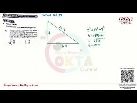 Pythagorean Theorem Real-Life Problem: Finding the Height of a Pole