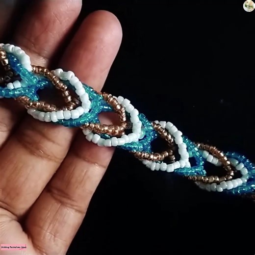 4.4K views · 73 reactions | How to make Chain ⛓️ Bracelet Tutorial | Wedding Decoration Ideas | Facebook