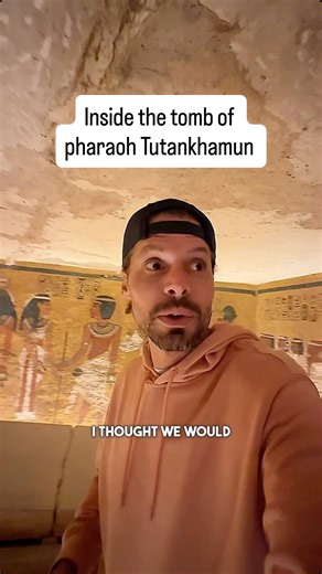 Here is a 3,000 year old mummy! 😱 Come with inside the tomb of Tutankhamun. One of Egypt's most remarkable pharaohs. 😍🇪🇬 Pay extra! Worth the $14 USD! The tomb of Tutankhamen is in the Valley of Kings in Egypt, nearby Luxor. An incredible place to visit when you travel to Egypt. On top of the entrance fee for the Valley of the Kings you pay extra for the tomb of Tutankhamun. They are talking about moving his tomb and his mummy to the Great Egyptian Museum in Cairo but I hope that is not gonn