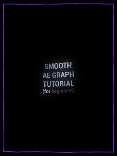 more detailed explanation of graphs * Step 1: create your keyframe, eg. zoom out, fade in * step 2: highlight both keyframes * step 3: right click › keyframe assistant > easy ease * step 4: right click > edit value graph (i'll try to make a separate tutorial on speed graphs if anyone wants) * step 5: follow what i do in the video! if there's a specific bit anyone's struggling let me know and i can make a more in depth video * step 5: adjust to your liking! making it more
