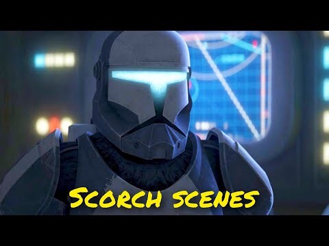 All Commander Scorch scenes - The Clone Wars, The Bad Batch