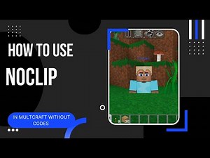 How To Use Noclip In MultiCraft Without Codes (MultiCraft- Build And Mine Tutorial)