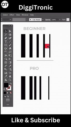 Adobe Illustrator Tutorial: Beginner to Pro - Part 3 #diggitronic