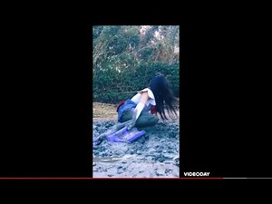 コスプレ+長靴で泥遊び27-4 cosplay rainboots mud 70 (セーラーパチュリー)