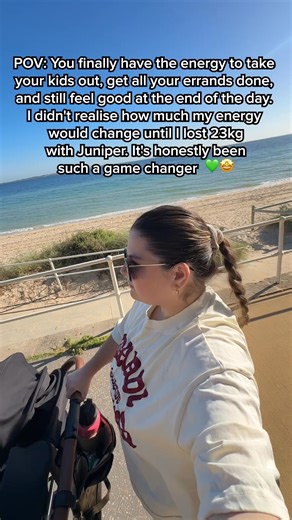 Finally, a medical weight loss program designed for busy mums. Juniper fits into your lifestyle — it doesn’t take over it. Our program includes proven treatment that helps curb appetite, increase energy, and promotes steady, sustainable weight loss. Plus personalised dietitian and medical support that evolves as you do. No crash diets. No fads. Just real, long-term results. Juniper members on one treatment plan lose 14% body weight in 4 months¹. See what’s possible when science is on your side. 