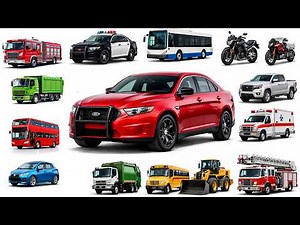 50+ Vehicle Names | Learn Vehicle Names in English with sounds | Mode of Transport for kids