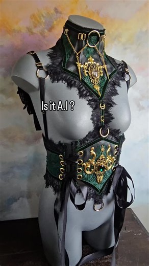 Everywhere I scroll lately, I see AI models AI fashion. Honestly? It’s getting hard to tell what’s real anymore. But here’s the truth: I’m not an AI artist. I’m a 100% real fashion designer. ✂️🖤 Every piece you see here is handmade, wearable, and available in your size color. When you order from me, you’re supporting an actual human, not a program. You get art you can touch, wear, and treasure. The apps might be flooded with AI, but I promise—this is the real deal. 🖤✨ #HandmadeFashion #Support