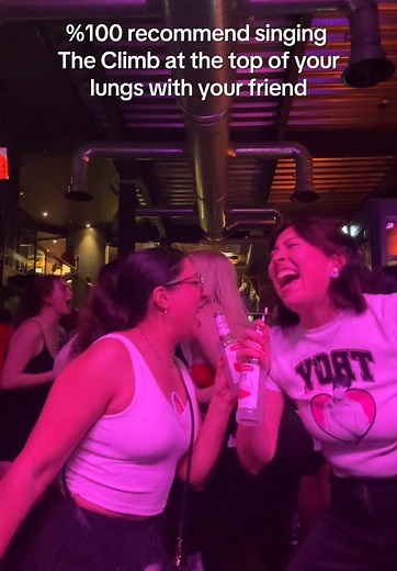 @Yoli Rios We gave it our all 💪 didn’t need my voice the next day anyway. #theultimatedisneyparty #Disneyparty #theclimb