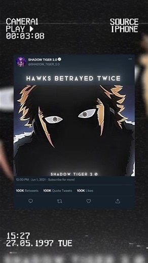 Hawks Betrayed Twice 💔 | MHA S6E3...