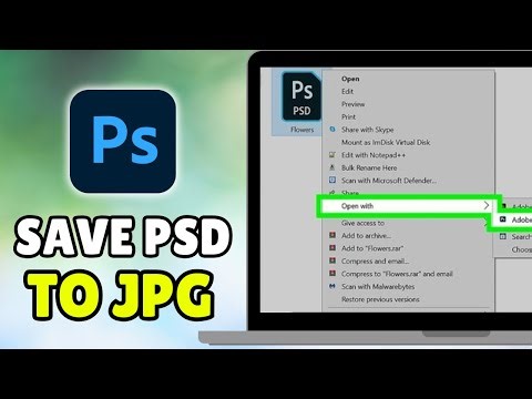 How To Save PSD to JPG in Photoshop (2025) - Convert PSD Files into JPG Files in Adobe Photoshop