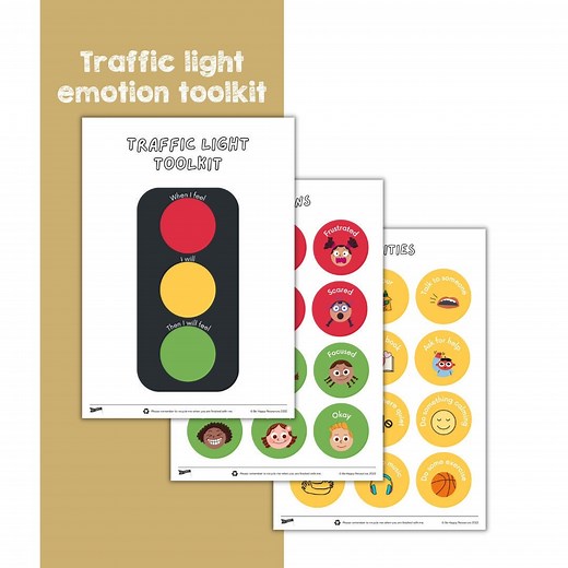 Traffic Light Toolkit | Emotional Learning | Calming Techniques | Emotional Regulation Resource - Etsy