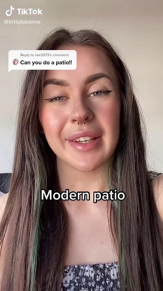 Modern Patio Building Tips for The Sims 4 | Tutorial