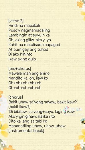 UHAW by DILAW: Full Lyrics and Meaning