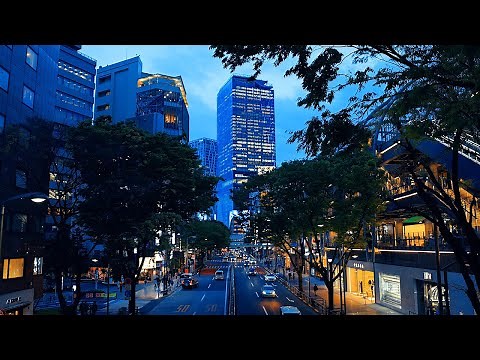 City Traffic Sounds | Tokyo Shibuya Meiji-dori | Background Sounds for Sleeping, Studying - 4K ASMR
