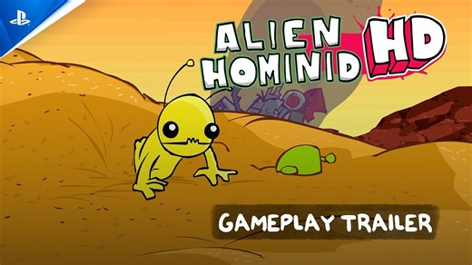 【我去，外星原人彻底怒了】《Alien Hominid HD》官方游戏宣传视频｜PS5 & PS4