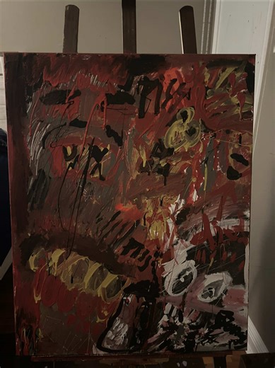 Pissy art #art #artist #fyp #painting #messyart