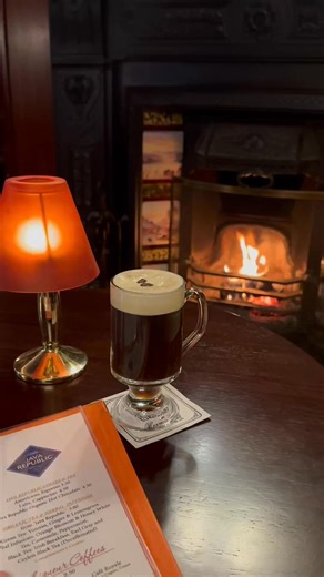 Celebrate National Irish Coffee Day today! Here’s a shot of a delicious Irish Coffee served beside a cosy fire we enjoyed at Harvey’s Point. Want to make one at home? ☕️ Here’s our Signature Recipe: Double Espresso or Freshly Brewed Filter Coffee Warm Spices Syrup or 1 teaspoon of brown sugar Irish Whiskey Fresh Cream Optional Garnishes: Nutmeg Preparation 12oz cup/glass: 1. Prepare a double espresso and add hot water or brew filter coffee. 2. Add 2 pumps of Warm Spices Syrup or Brown Sugar to t