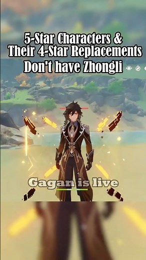 5-Star Characters & Their 4-Star Replacements #genshinimpact #hoyocreators #GenshinCreator #GCU