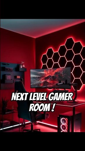 Ultimate Teen Gamer Room Setup Tour😯 | Epic Bedroom Transformation #shorts #gamer #gameroom #fyp
