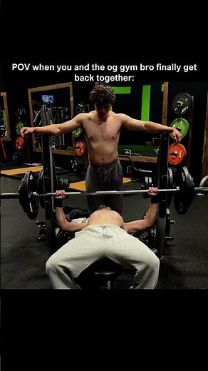 pov when you and the og gym bro get back together