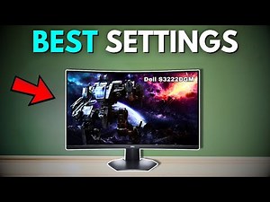 Best Settings For Dell S3222DGM