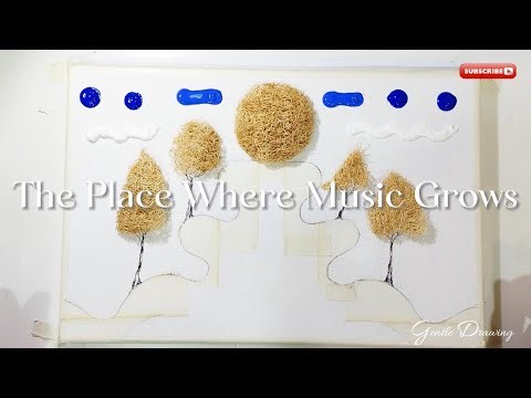 Gentle Lines | The Place Where Music Grows | Acrylic Painting Process | Calm Art Vol.20