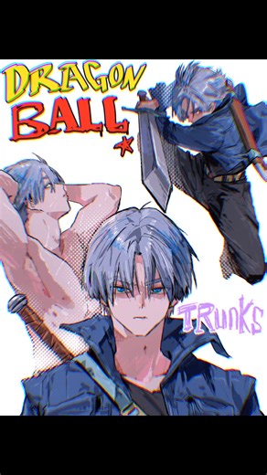 Trunks Fanart Timelapse: Digital Art Creation