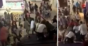 Ugly brawl breaks out at kindergarten graduation in Memphis – even children square up
