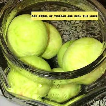 pickled lime recipe !! (lemon achar)