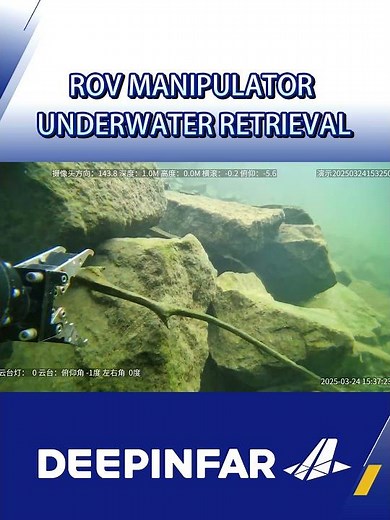 ROV Manipulator Underwater Retrieval