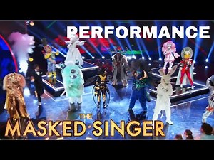 Group of S1 sing “Make Way” by Aloe Blacc | The Masked Singer | Season 1