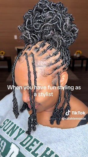 Midback Messy Boho Bob Locs Styling Guide