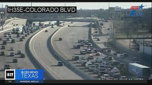 Police chase ends on I-35 in Dallas, causes traffic delays