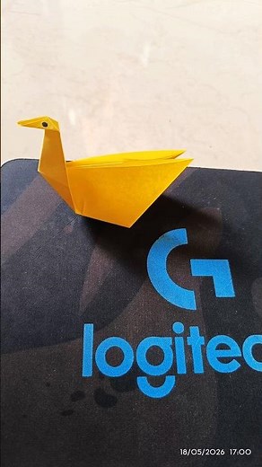 Simple Origami Duck for Kids & Beginners | Easy Origami Duck 🦆 | Paper Duck Tutorial for Beginners