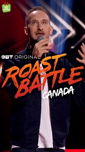 Bet you've never seen a dick-measuring contest anything like this. Catch Anjelica Scannura vs Kyle Brownrigg on Roast Battle Canada, now streaming on Crave. | Just For Laughs