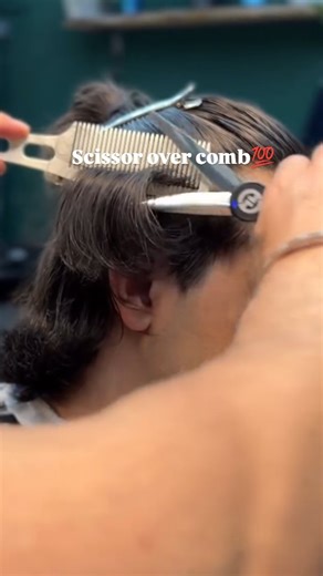 Vikas Aujla on Instagram: "How to do a Scissor over comb haircut | full scissor haircut 💯💯💯💯 . . . . . #haircut #hair #trending #viral #instadaily"