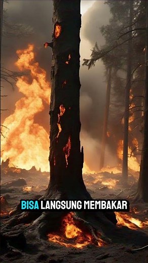 Penyebab kebakaran hutan alami #kebakaran #kebakaranhebat #hutan