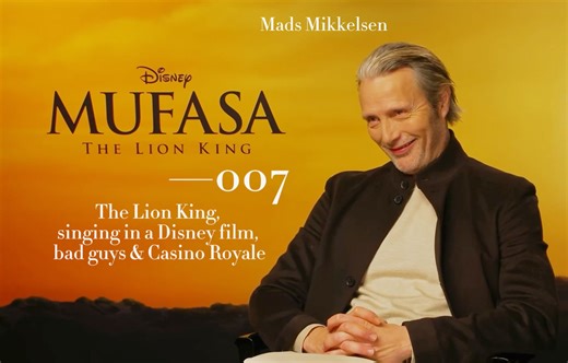 【中字熟肉】Mads谈论在迪士尼电影中唱歌 反派和007