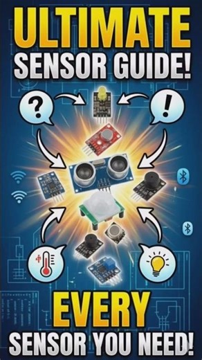Ultimate Sensor Guide!! #engineering #arduino #embeddedsystems #electronics #robotics #iot #diy