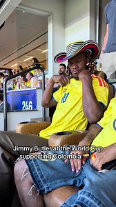 Jimmy got 2 jerseys on 😂 @JimmyButler #worldcup #jimmybutler #funny #soccer #nba