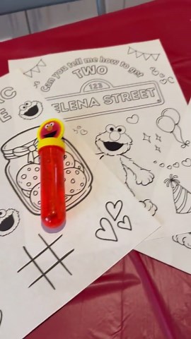 Elmo & Cookie Monster Birthday Activity Pages Printable | Editable Name in Canva for Toddler Birthday Party Activities, Maze, Tic Tac Toe - Etsy