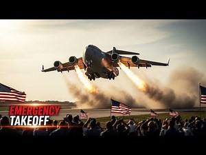 U.S. Air Force C-17’s EMERGENCY TAKEOFF Shocks Onlookers!