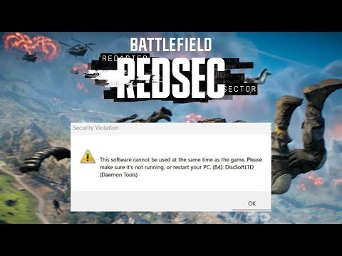 Fix Battlefield REDSEC: Software cannot be used at same time as game DiscSoftLTD (Daemon Tools) ✅🔥
