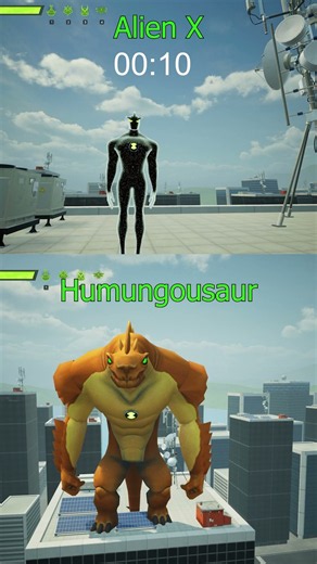 Alien X vs Humungousaur🏁 Ben 10 Galvan Game