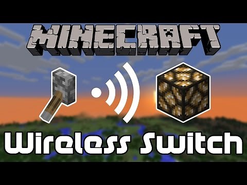 How to Make a Wireless Light Switch in Minecraft