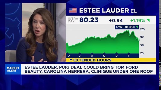Puig shares pop after confirming talks with Estée Lauder