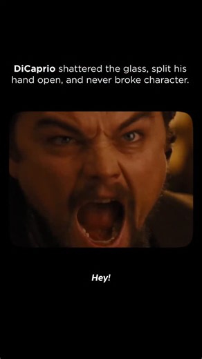 Film Incognito on Instagram: "Leonardo DiCaprio's Django Unchained moment that made it into the final cut During the tense dining room scene in Django Unchained, DiCaprio accidentally smashed a glass while delivering his lines as Calvin Candie, severely cutting his palm. Rather than stopping, he continued the scene with full intensity, blood and all. Quentin Tarantino was so impressed by the commitment that he kept the take in the film. The crew applauded once Tarantino called cut, recognizing t