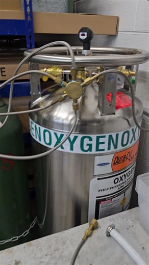 Ian Meyer on Instagram: "Many people had questions about my oxygen setup hopefully this video helps to answer many of those. I will make another reel showing what it looks like when I divert 320 PSI of pressure into the four cylinders from the head of the liquid tank. It's pretty cool to see the coil freeze."