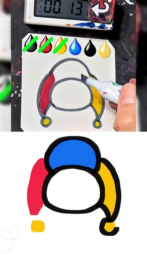Drawing Baby Prototype👶🤡 in 30Sec(Poppy Playtime) #art #tiktok #trending #shorts #MillkunTV